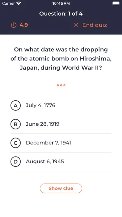 ThinkUp: Quiz, news, articles 스크린샷
